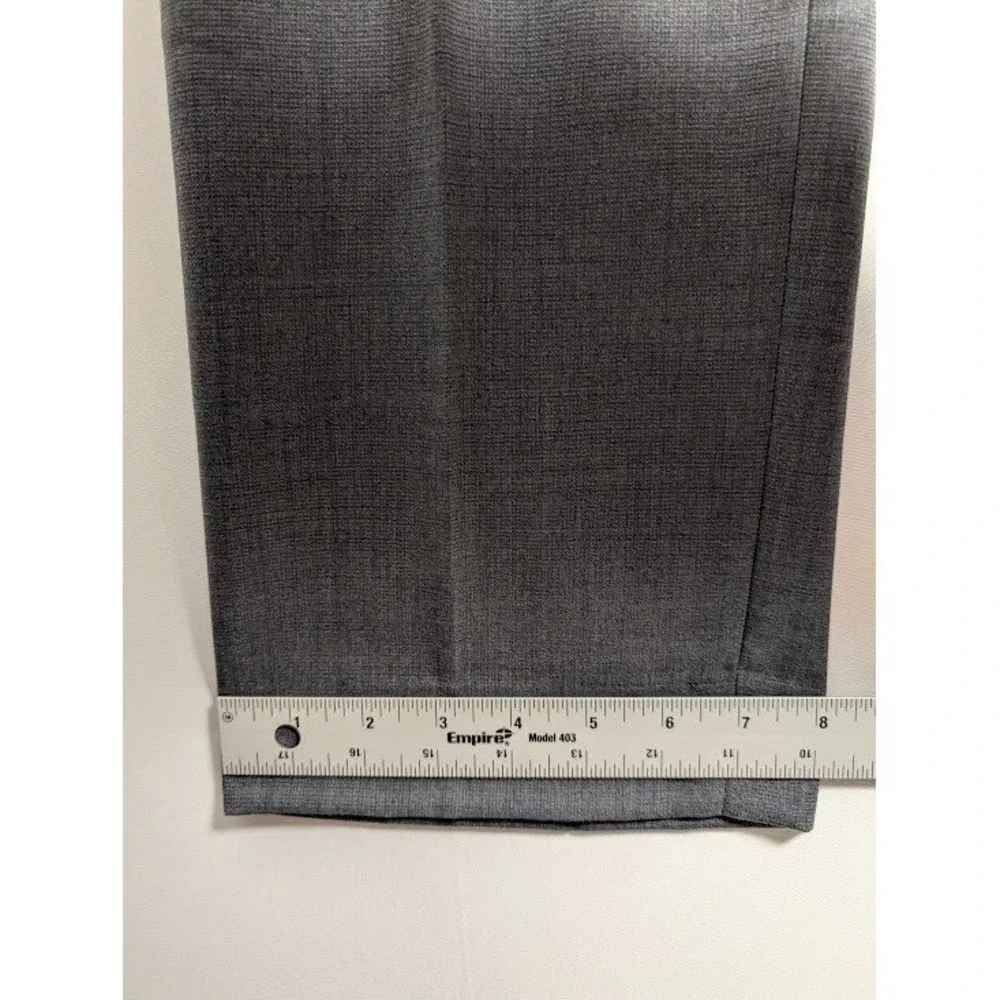 BANANA REPUBLIC Modern Slim Fit Dress Pants Mens 34x32‎ (Fits 35x31) Gray Wool